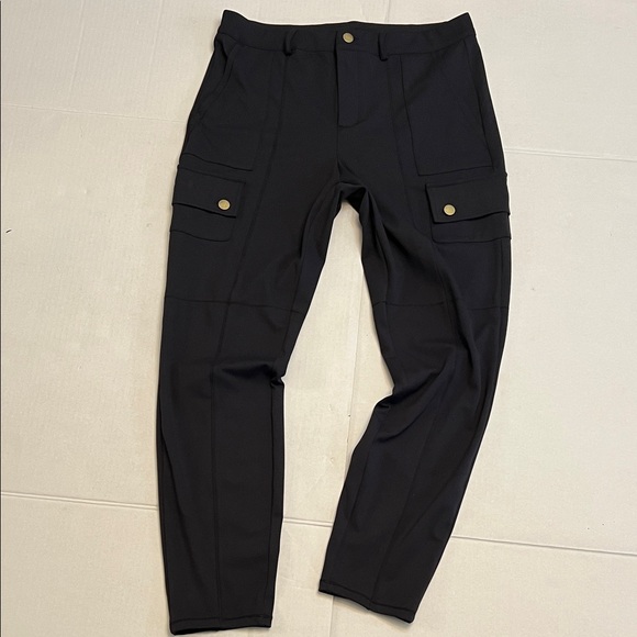 HALARA WOMENS BLACK DAY STRETCH HIGH WAISTED SKINNY CASUAL PANTS LARGE - Picture 3 of 16